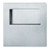 FSB 42.4253 Half Open - Square Flush Cup Pull for Interior Sliding Wood Doors of any thickness