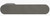 Avus One - Passage Non-Locking Rosette-Less door lever for interior wood doors in Casmere Gray/Dark Gray