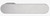 Avus One - Passage Non-Locking Rosette-Less door lever for interior wood doors in Velvet Gray