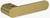 Avus One - Privacy Bathroom Locking- Rosette-Less door lever for interior wood doors in Matte Gold/Brass