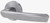 Crystal Interior Door Lever for Wood Doors - Passage Non Locking