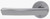 Crystal Interior Door Lever for Wood Doors - with locking on lever (left hand)