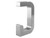 Modern G Pull hardware for glass sliding pocket door