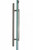 GL.35 - Grip Pull Handle with Pull Bar for Sliding Glass Doors