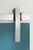 "Purist" Sliding Door Hardware Track Kit for Interior Glass Sliding Doors