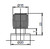ST4005R - Concealed Floor Guide for Curved Wood Doors